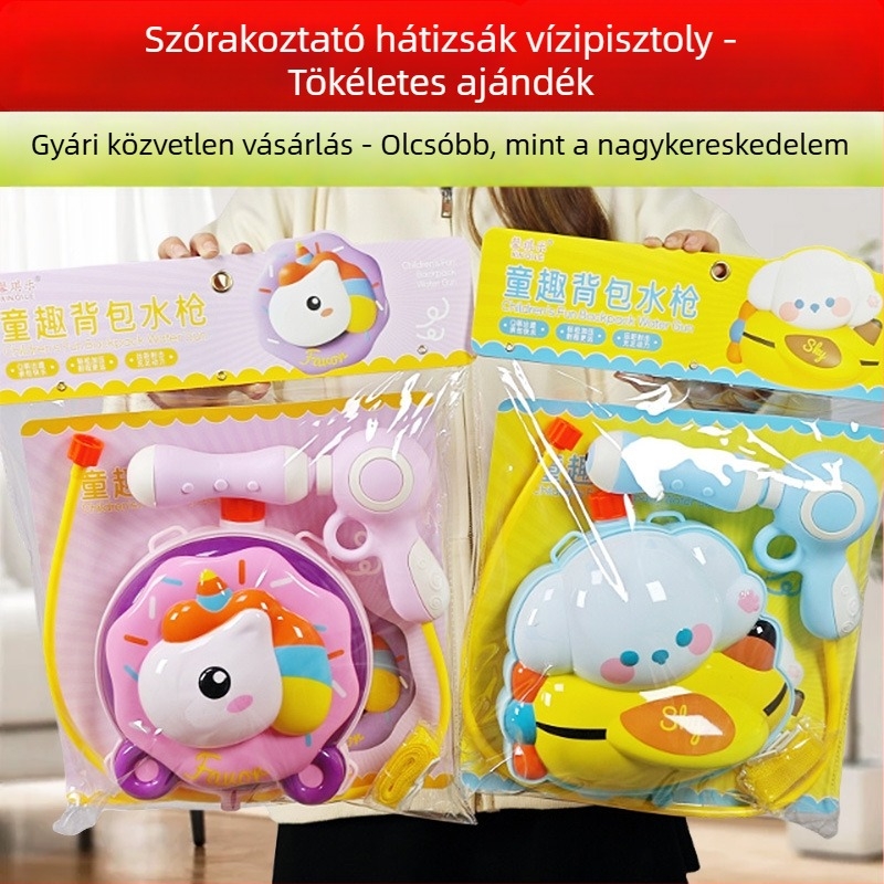 Vízipisztoly játék – műanyag, nyomásos működés, OPP csomagolás, Independence márka, 4–6 éveseknek