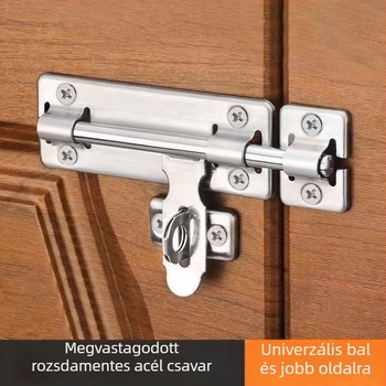 Folding latch, 201 rozsdamentes acél, F-típusú zár, drawing finish, Shengdonghui