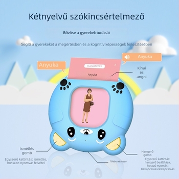 Korai oktatási történet-gép zenével — ABS, Li-ion akkumulátor, memória nélkül
