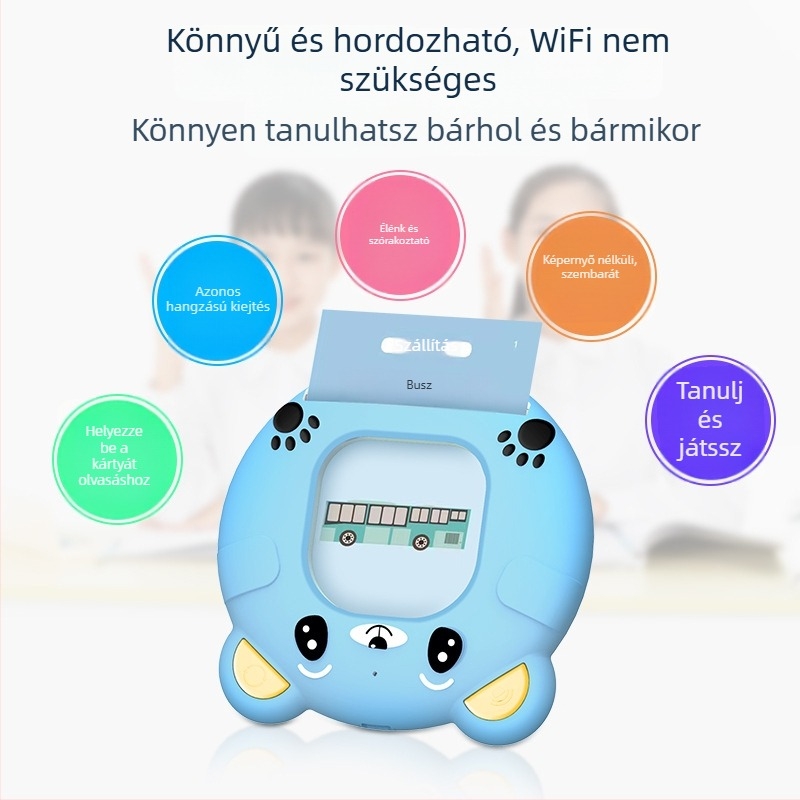 Korai oktatási történet-gép zenével — ABS, Li-ion akkumulátor, memória nélkül