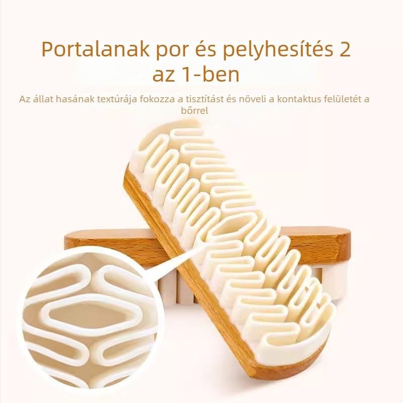 Velúr cipőhöz való kefefej, plüss anyag, puha sörték, tisztítás