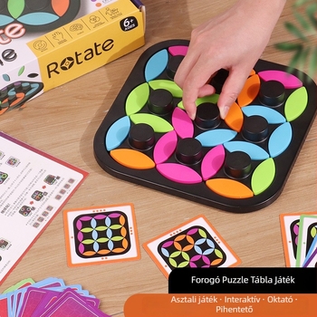 Shuangzhi Forgó leveles sakk 3D puzzle – műanyagból készült gyerekeknek, 4–14 évesek, agyfejlesztés és kéz-szem koordináció