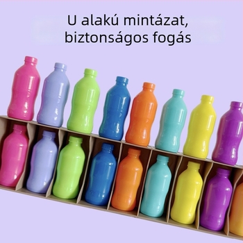 Családi társasjáték üvegek kitalálásával és párosítással, műanyag kivitelezés; alkalmas 4–6, 7–14 és 15–35 éveseknek; elősegíti a kognitív fejlődést és vizuális észlelést.