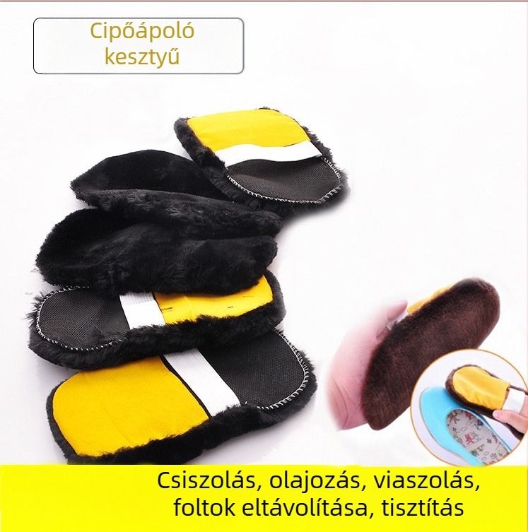 Travel Xiao plüss cipőpolírozó kesztyűk — ápolás és fertőtlenítés, 300 darab.