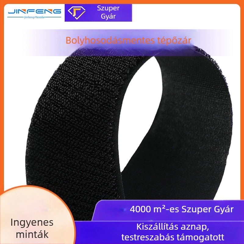Szegélyezett nylon Velcro zárók, bolyhosodástól mentes, kiváló minőségűek kabátokhoz, ujjakhoz, gyermekcipőkhöz és babafelszerelésekhez