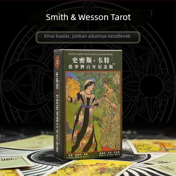 Waite Tarot kártyacsomag, 80 kártyával, elemzésekkel, szórakozásra és intellektuális fejlődésre, 14+
