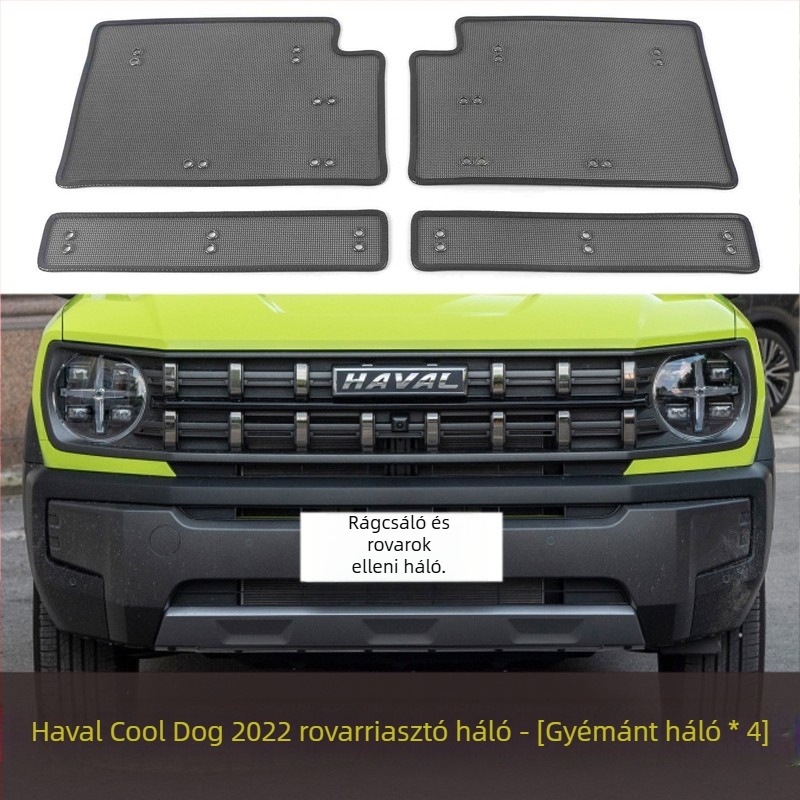 Autó rovarvédő háló a középső radiátorrácsához (Anyag: King Kong net; Márka: Yufuhua; Üzemidő: 10000)