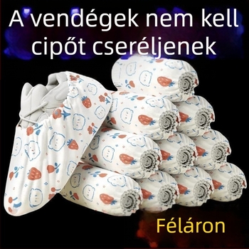 Beltéri egyszer használatos cipővédők – Vízálló, Csúszásmentes, Kopásálló, Szennyeződés elleni, Nem szőtt anyagból