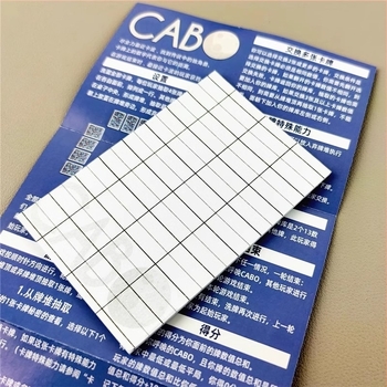 Cabo társasjáték kártyák – Papír anyag, Memóriajáték, Érzelmi fejlődés, 15–60 évesek, 2–4 játékos