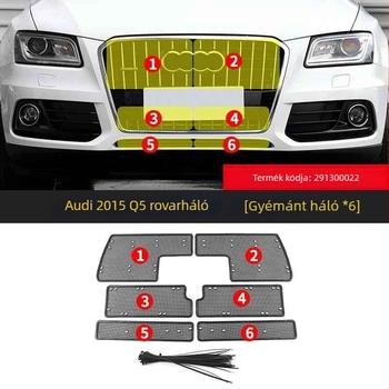 KUST Q5L/Q5 Elülső védőháló radiátorra és kondenzátorra – rovar- és porvédelmet nyújt