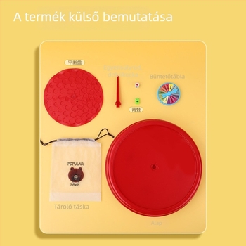 Műanyagból készült oktató interaktív egyensúly- és koncentrációjáték, Jenga-stílusú társasjáték gyerekeknek 4–14 évesek, szülő-gyermek interakcióval