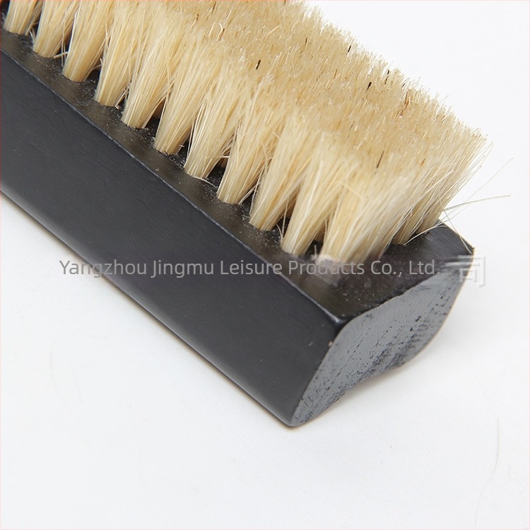 Cipőtisztító kefe – fertőtlenítés; lófarokból származó szőr; Cyanine Wood; Yangzhou, Jiangsu