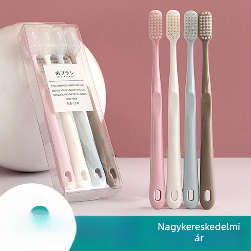 Fogkefe, puha sörtéjű, felnőtteknek, PBT anyag, 1 éves élettartam