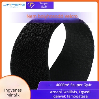 Nylon Velcro zár (nem karcoló) – Anyag: Nylon; Alkalmazások: hátizsákok, ruházat, otthoni textilek, pántok, kábelkezelés; Márka: Jinfeng Textile