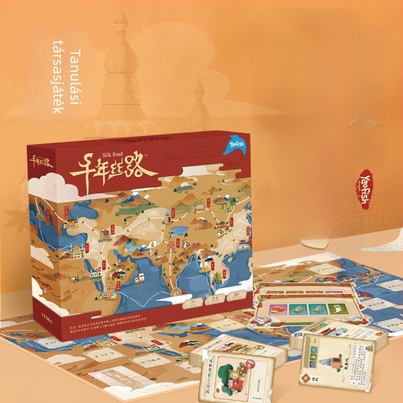 Yaofish Deluxe Kiadás – Kártyás társasjáték – Interaktív oktató játék 7-14 éveseknek