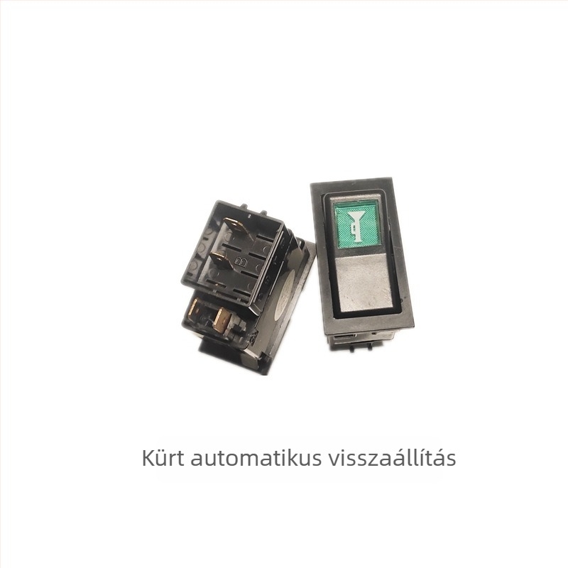 Xinwank 140-2 12V/24V autó rocker kapcsoló modul – kürt, kettős villogó riasztás, ködfények és fényszóró gomb