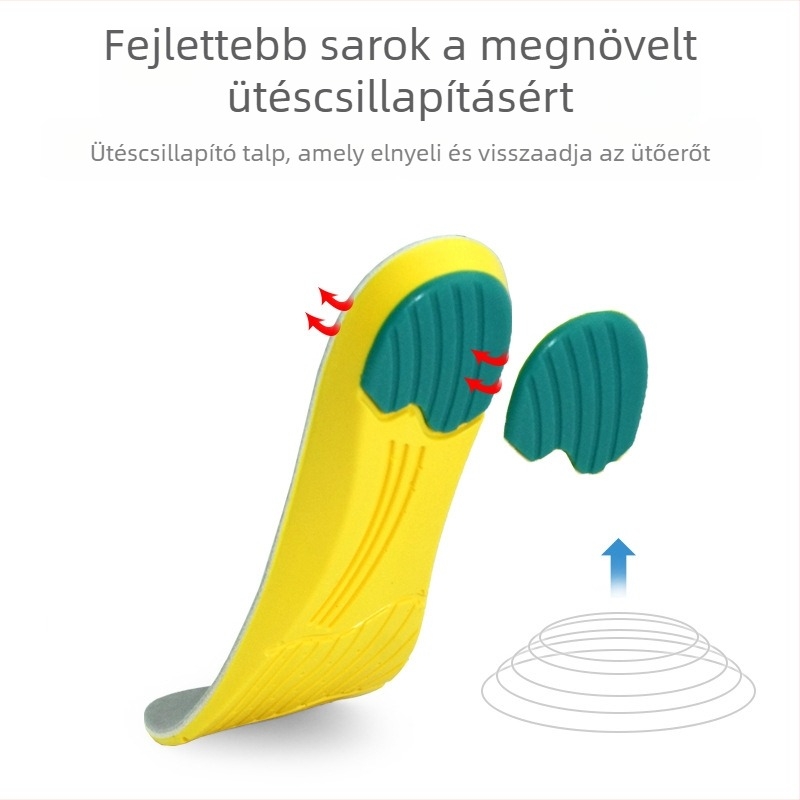 PU sportbetét uniszex sportcipőkhöz, teljes talpbetét ütéscsillapítással, modell PU6040/6041