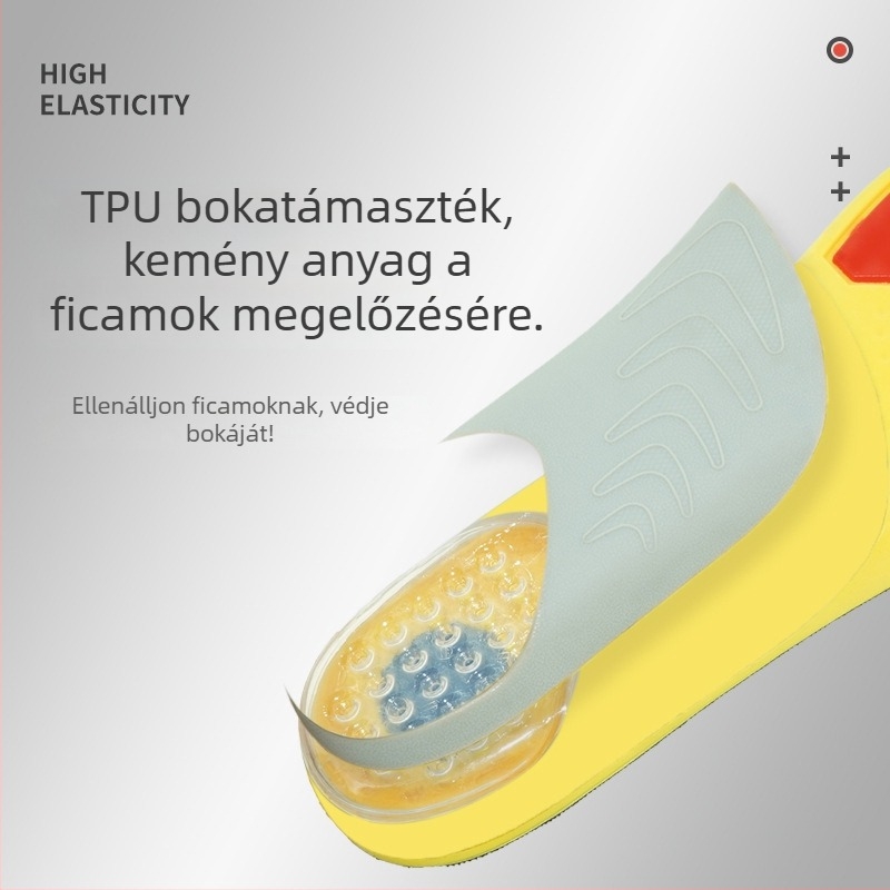 PU talpú betét – lélegző, nedvszívó, vastagabb párnázás, ütéscsillapító, teljes talpbetét sportos, mindennapos és bőrből készült cipőkhez