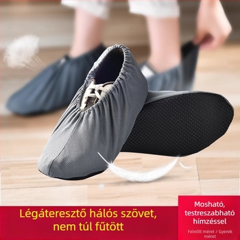Baole cat cipővédők velúr anyagból, mosható és újrahasználható, tartós, beltéri használatra, csúszásmentes háló, felnőtteknek és gyerekeknek