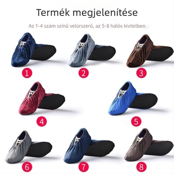 Baole cat cipővédők velúr anyagból, mosható és újrahasználható, tartós, beltéri használatra, csúszásmentes háló, felnőtteknek és gyerekeknek