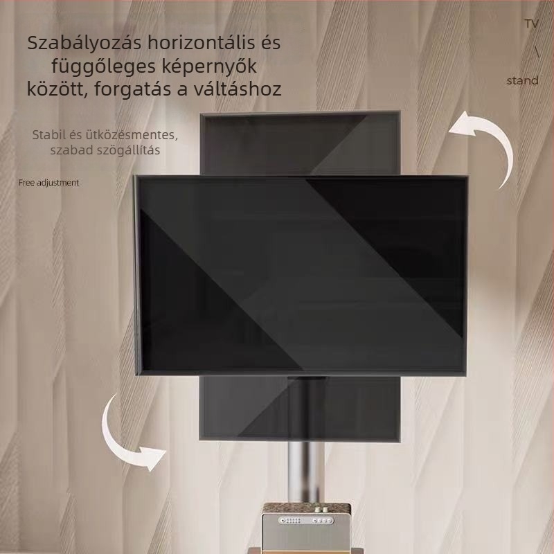 Flat-screen TV állvány monitorállvánnyal, univerzális kompatibilitás