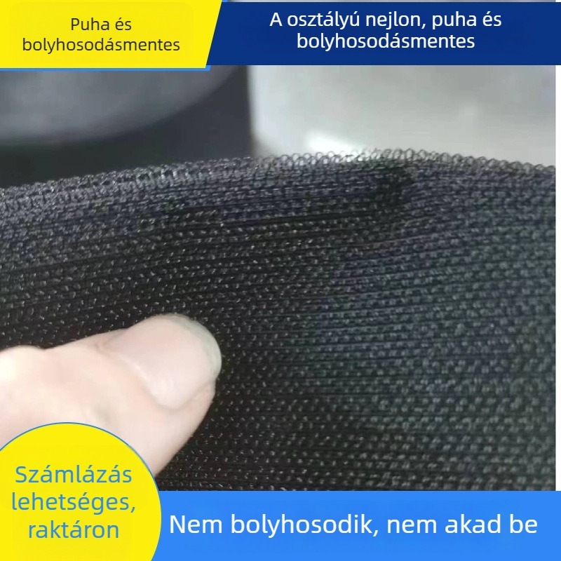 Nylon Velcro ultra vékony szalag ruházathoz, cipőkhöz és táskákhoz – prémium, bolyhosodásmentes