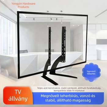 Televíziós állvány alapja, fúrás nélkül, univerzális otthoni használatra, magasságállítható tartó