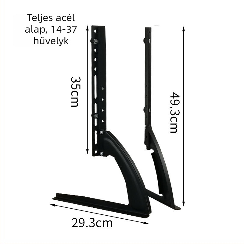 Televíziós állvány alapja, fúrás nélkül, univerzális otthoni használatra, magasságállítható tartó