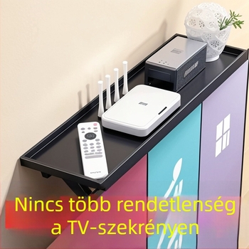 TV-set-top box tároló polc, router és távirányító rendező, monitor- és számítógép állvány
