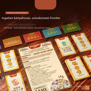 Gyermekeknek szóló mágneses Városi Utazás Monopoly kártyajáték – oktatási logikai gondolkodás fejlesztése