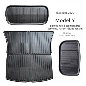 Tesla Model 3/Y csomagtartó és tároló mat – vízálló TPE, dupla réteg