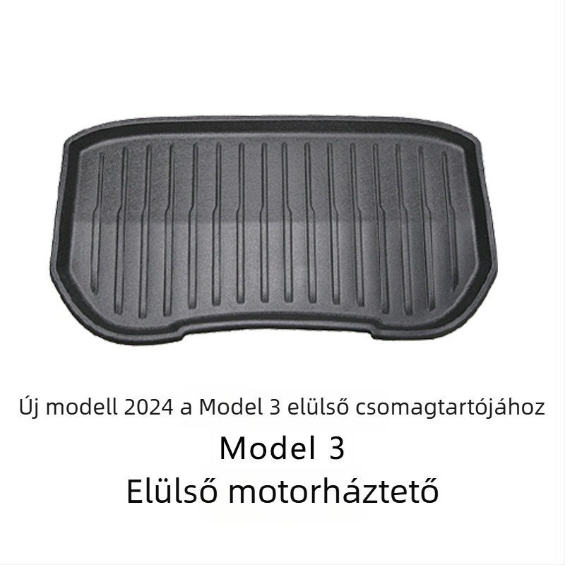 Tesla Model 3/Y csomagtartó és tároló mat – vízálló TPE, dupla réteg