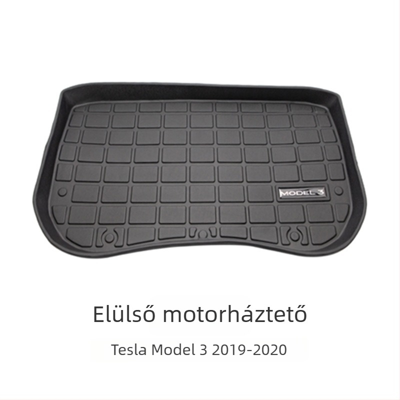 Tesla Model 3/Y csomagtartó és tároló mat – vízálló TPE, dupla réteg