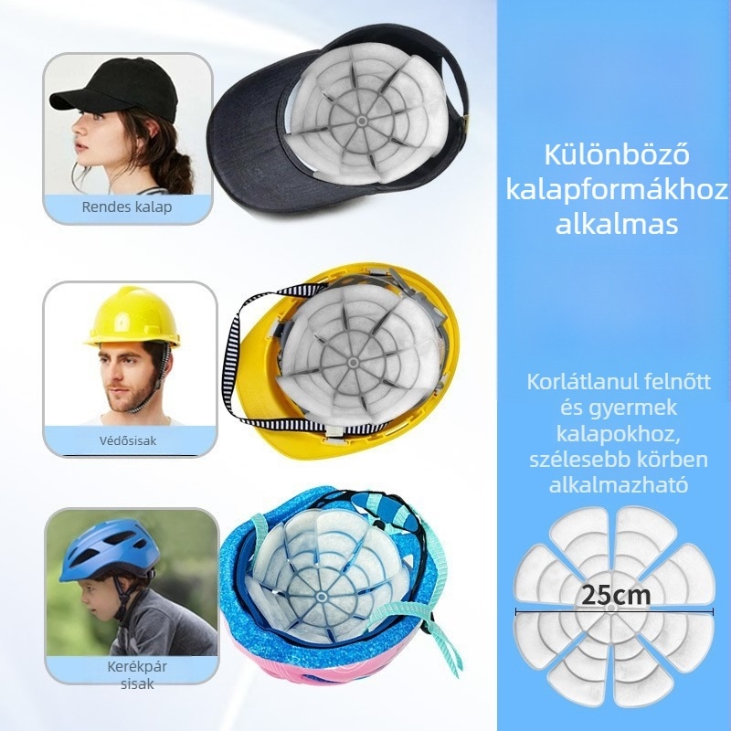 PCM hűtő fejpad nyári kültéri tevékenységekhez, kerékpárhoz és utazásokhoz