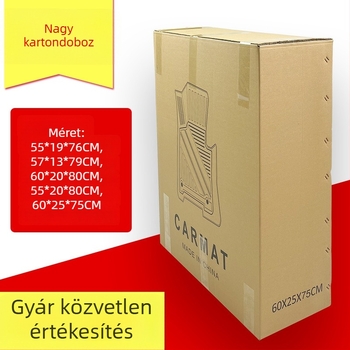 Autóalkatrész csomagolóanyagok készlet: lábtér- és csomagtartó szőnyegek, karton csomagoló dobozok, Kraft papírzsákok, buborékos tasakok — karton alapú, univerzális használat, testreszabható, Cenfun márka