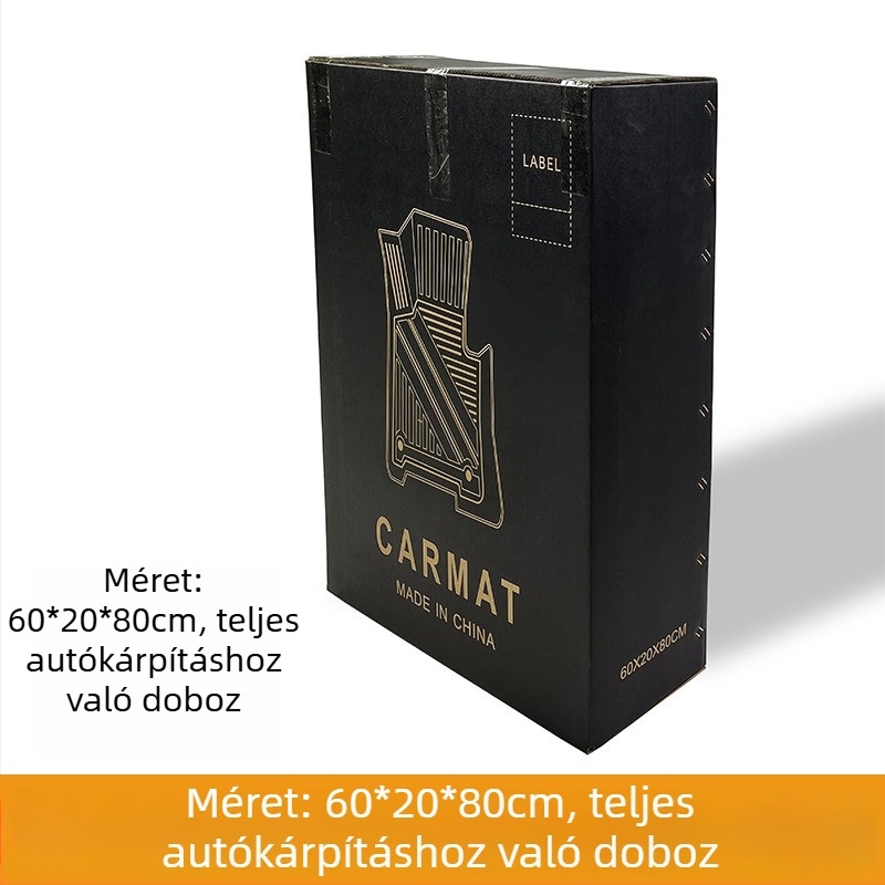 Autóalkatrész csomagolóanyagok készlet: lábtér- és csomagtartó szőnyegek, karton csomagoló dobozok, Kraft papírzsákok, buborékos tasakok — karton alapú, univerzális használat, testreszabható, Cenfun márka