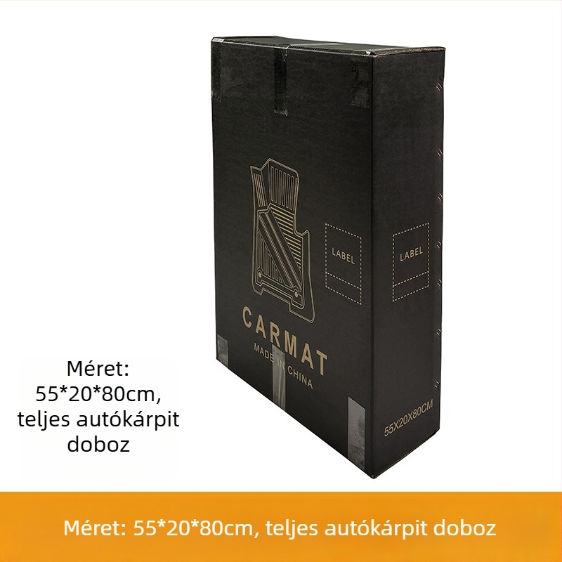 Autóalkatrész csomagolóanyagok készlet: lábtér- és csomagtartó szőnyegek, karton csomagoló dobozok, Kraft papírzsákok, buborékos tasakok — karton alapú, univerzális használat, testreszabható, Cenfun márka