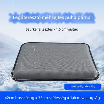 Légáteresztő üléstartó hűtéssel, PVC szövet, jégkristály töltet, súly 385, egyszerű stílus, testreszabható, a hőguta megelőzésére