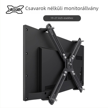 Forgó monitorállvány WK003, hideg-hengerelt acél, 5 kg, VESA hátsó adapter