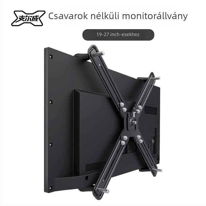 Forgó monitorállvány WK003, hideg-hengerelt acél, 5 kg, VESA hátsó adapter