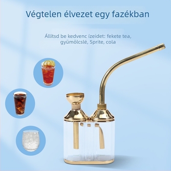 Forten vízipipa kettős szűrés, többfunkciós kialakítás, műanyag kivitel