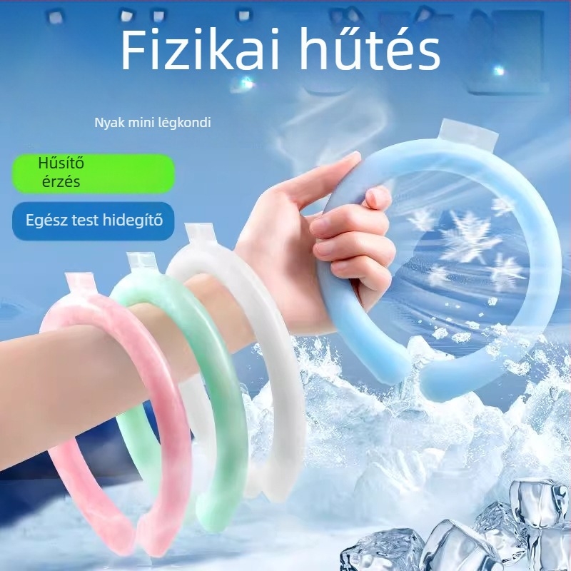 PVC anyagú jégkristály töltésű nyaköv hűtésre, 100/125/135 g, egyszerű stílus, testreszabható