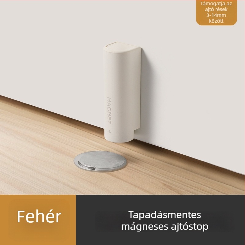 Mágneses ajtóstop padlóra – padlószívás, modell Lipstick floor absorber, kézi működtetés, modern minimalista stílus