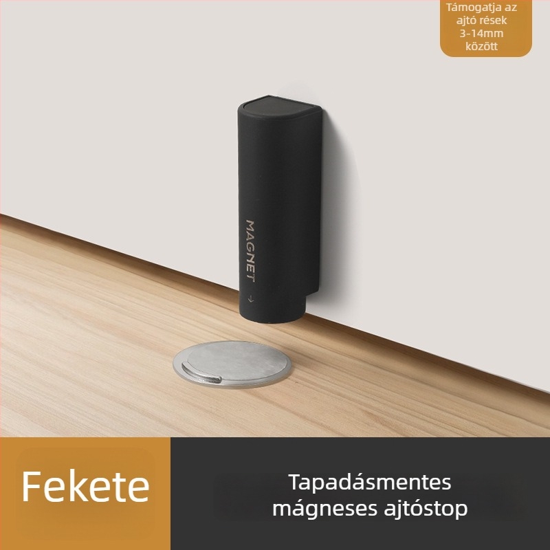 Mágneses ajtóstop padlóra – padlószívás, modell Lipstick floor absorber, kézi működtetés, modern minimalista stílus