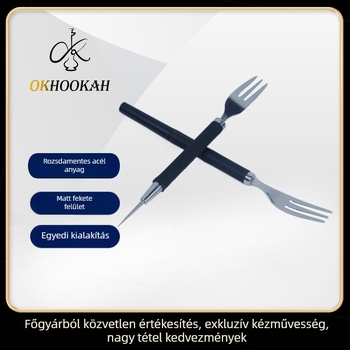 Okhookah Hookah villa – rozsdamentes acél, logó nyomtatás elérhető, testre szabható, doboz 200 darab