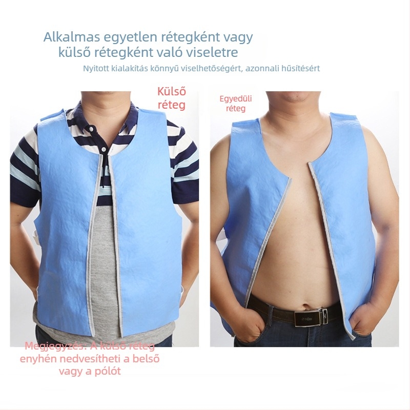 Yuxing hűtőmellény jégpárnával, vízzel töltve, 2.5 kg, mindennapi stílus