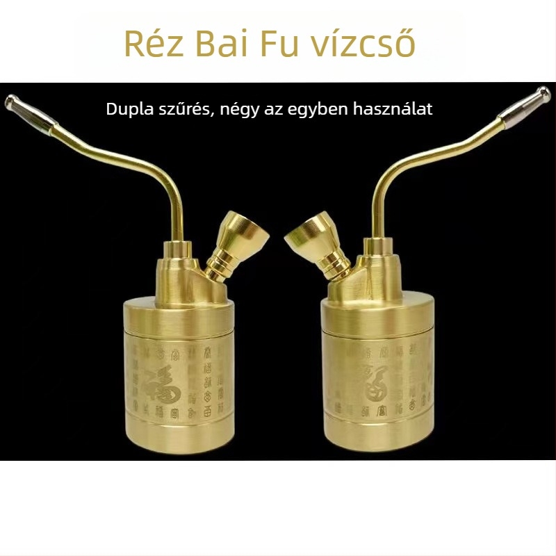 Sárgaréz vízipipa négyfunkciós vízszűrővel, Zhejiang eredetű