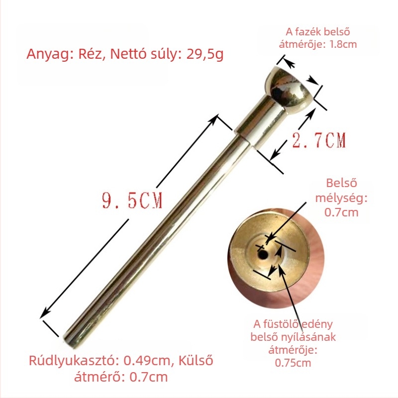 HLX Fémcső – kör alakú fej, jó érintkezés, alacsony ellenállás