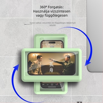 Fürdőszobai telefon tartó, műanyag, antivibrációs, aromaterápiás spray, általános stílus