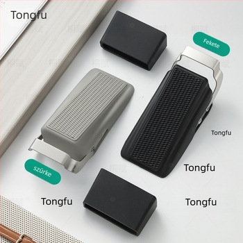 Rozsdamentes acél ajtó stopper, mozgatható, padlóra szerelhető, kézi működtetés, modell Ml-stainless steel door stopper